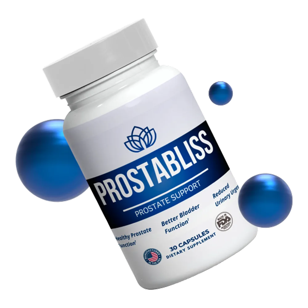 Prostabliss Prostate Support — 30 Capsules, 7 Nutrients, Made in USA